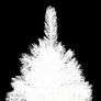 Artificial Christmas Tree Lifelike Needles White 240 cm Image 2