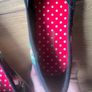 Joe Browns flamingo print black canvas shoes Image 3