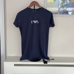 Brand-new Mens Emporio Armani Navy Logo T- Shirt