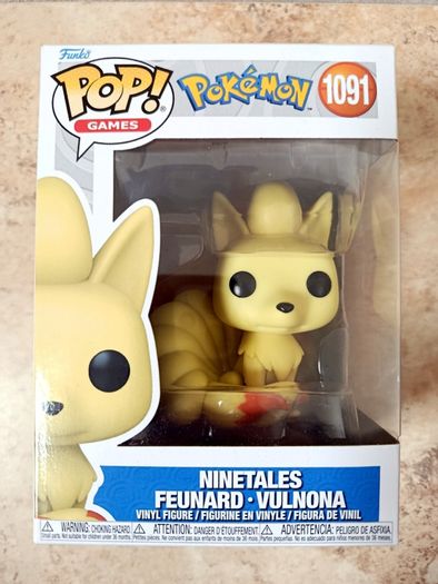 Funko Pop 2025 Pokemon - Ninetales 1091 - Collectible Vinyl Figure NEW