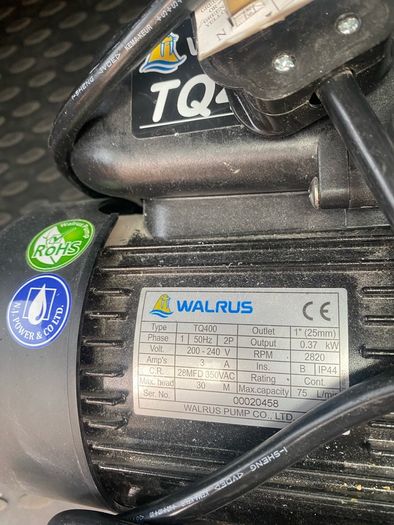 Water Pump Walrus High Pressure Water Pump