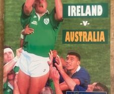 Very Rare 1996 Ireland v Australia - November International Programme