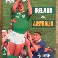 Very Rare 1996 Ireland v Australia - November International Programme