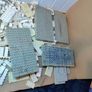 Vintage Lego Blocks 1960s onward wt Patent Pending Pieces White Grey Base Pieces Image 5
