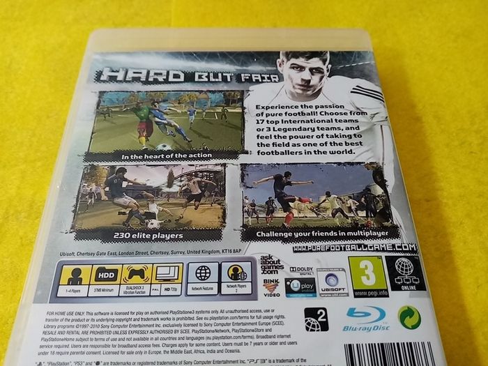 Pure Football PlayStation 3 Ps3 Games Original