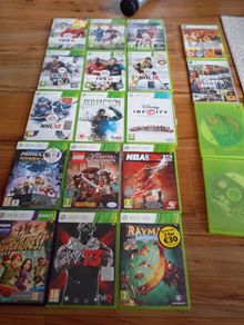 15 games Xbox 360 ,4 games Xbox Live