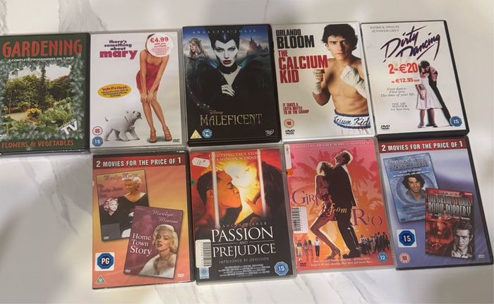DVDs for sale