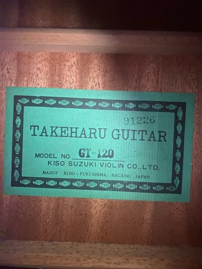 classical guitar takeharu