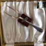 Vintage Boxed pastry forks with server Image 3