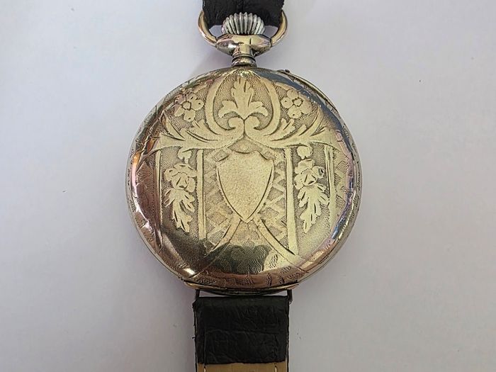 antique French wrist watch