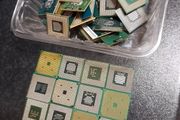 50 Intel AMD laptop CPU - possible reuse, gold recovery...