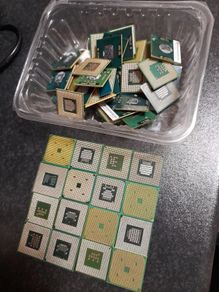 50 Intel AMD laptop CPU - possible reuse, gold recovery...