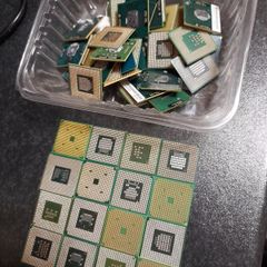 50 Intel AMD laptop CPU - possible reuse, gold recovery...