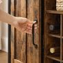 New Vintage Display Cabinet With Wine Rack - FREE P&P Image 4