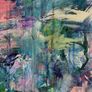 Large Original Painting Framed Contemporary Art Modern Irish abstract art Blue and Pink Aesthetic Image 6