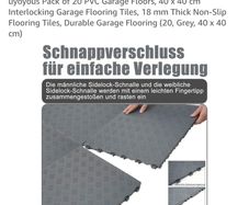 Floor plastic-rubber interlock tiles 40cm x 40cm (20)