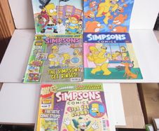 Five Simpsons Comics Published by Bongo Comics