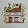 Custom Home Watercolour Painting Image 4