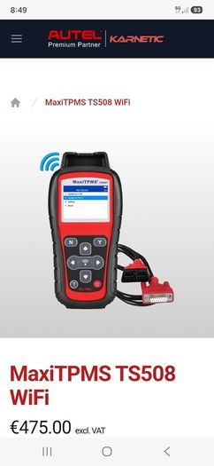 Autel TS508WF Scantool TPMS