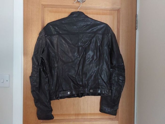 leather biker jacket