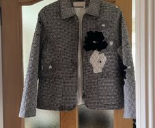 Ladies Auantagarde Patchwork quilted trendy jacket 12 size