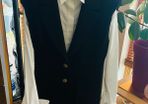 Pinko black fitted waistcoat