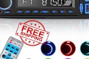 NEW SALE | 7 LED Colors Car Stereo Handsfree Calling Bluetooth 5.0 Car Radio, Stereo &amp; Clock