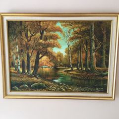 Art - Vintage Oil on Canvas,  ( J. Smyth)