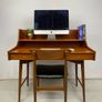 Mid Century Danish Teak Desk & Chair Image 8