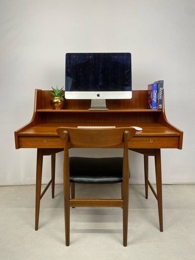 Mid Century Danish Teak Desk & Chair