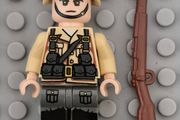 Lego compatible, military figures, Italian infantry. 15 figures plus rifles.