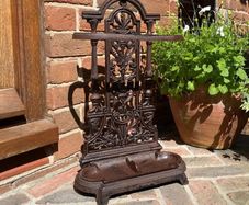 Vintage Style Cast Iron Umbrella Stand NEW