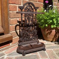 Vintage Style Cast Iron Umbrella Stand NEW