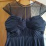 Coast navy pleated lace inserts dress occasion wedding communion party 14 brand new Image 3