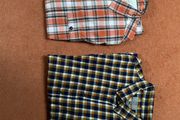 2 Men's M&amp;S Check Long Sleeve Shirts
