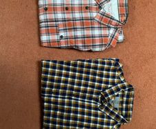 2 Men's M&S Check Long Sleeve Shirts