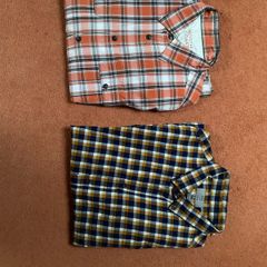 2 Men's M&S Check Long Sleeve Shirts
