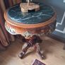round marble top antique table Image 3
