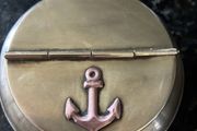 Vintage Nautical Themed Brass Ashtray