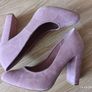 New Look Wide Fit Pink Suede Court Shoes - Size 5/38 Image 7
