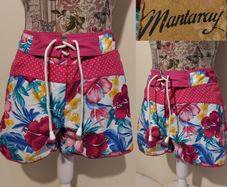 Mantaray Floral Board Shorts, New With Tags