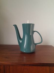 Vintage Poole Twin Tone Coffee Pot