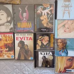 Madonna Dvd + Cd Bundle Collection 80's 90's Live Pop Music And Movies