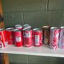 10 Vintage Coca Cola Cans Image 2