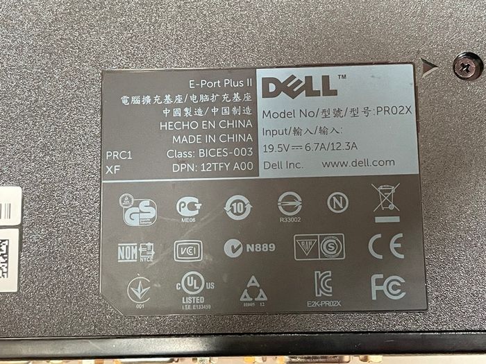 Dell PR02X Docking Station