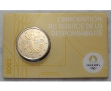 France 2 Euro Base Metals Brilliant Uncirculated Coin 2023 - Sower - Olympic Games Paris 2024