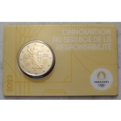 France 2 Euro Base Metals Brilliant Uncirculated Coin 2023 - Sower - Olympic Games Paris 2024