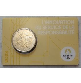 France 2 Euro Base Metals Brilliant Uncirculated Coin 2023 - Sower - Olympic Games Paris 2024