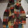 Colourful Checked Wool Coat Warm Winter Jacket Image 2