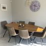 Wooden Dining Table & Chairs for 6 Image 4